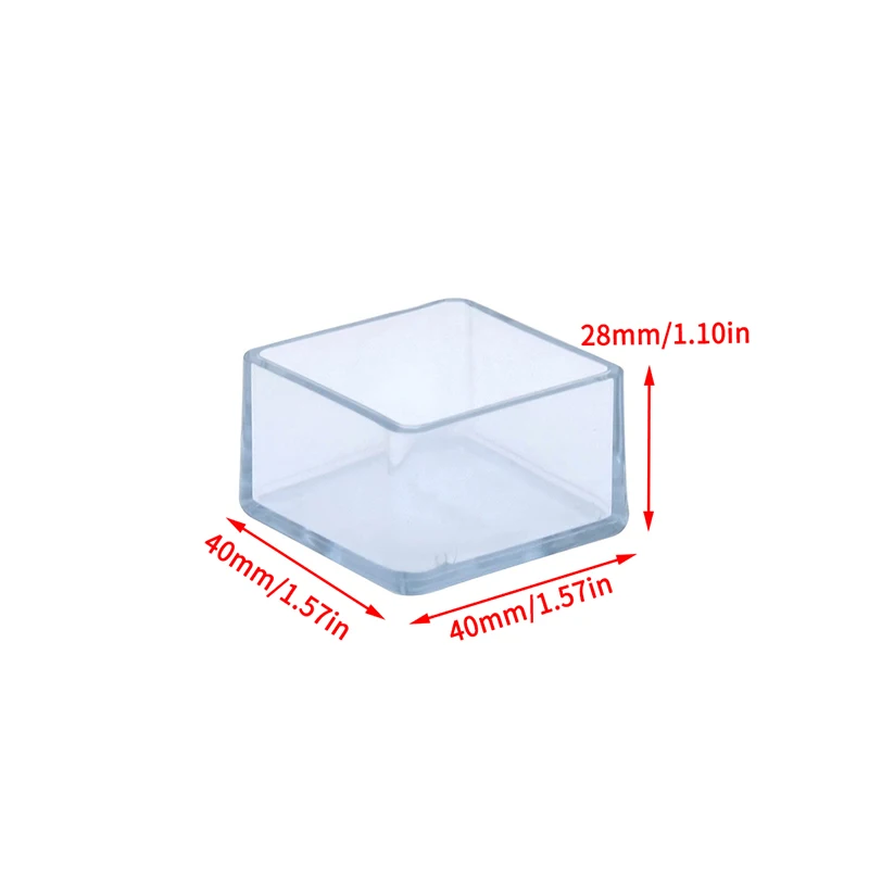 16 قطعة من أغطية أرجل الكرسي المصنوعة من السيليكون، وسادات أقدام الأثاث الشفافة، أغطية غير قابلة للانزلاق، جوارب الطاولة، الأكواب، واقيات الأرضية، أجزاء الأثاث
