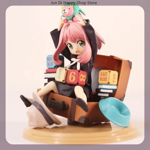 16cm espião × família anya forger adorável criança anime bonito menina figura modelo gk estátua coleção decoração de mesa ornamento brinquedos presente