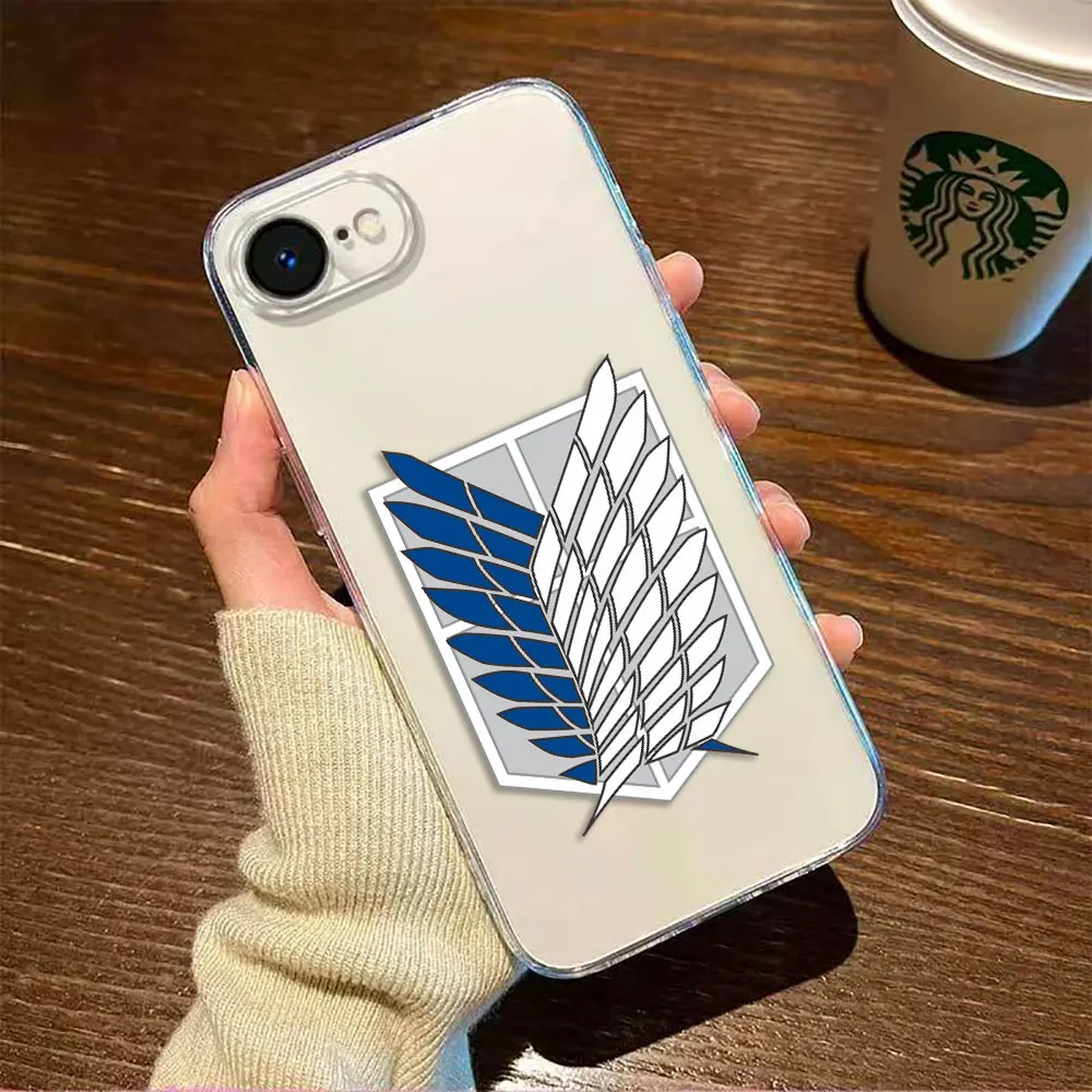 A-Attack On T-Titan Eren Clear Phone Case For Samsung A03S A03 A04 A04E A05 A05S A06 A11 A7 A12 A13 A14 A15 A16 NOTE 10 20 Case