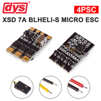 DYS XSD 7A BL heli_S RC ESC Micro Speed Controller Dshot600 / Dshot300 / Oneshot42 / Multishot 1-2s for DIY FPV Racing Drone