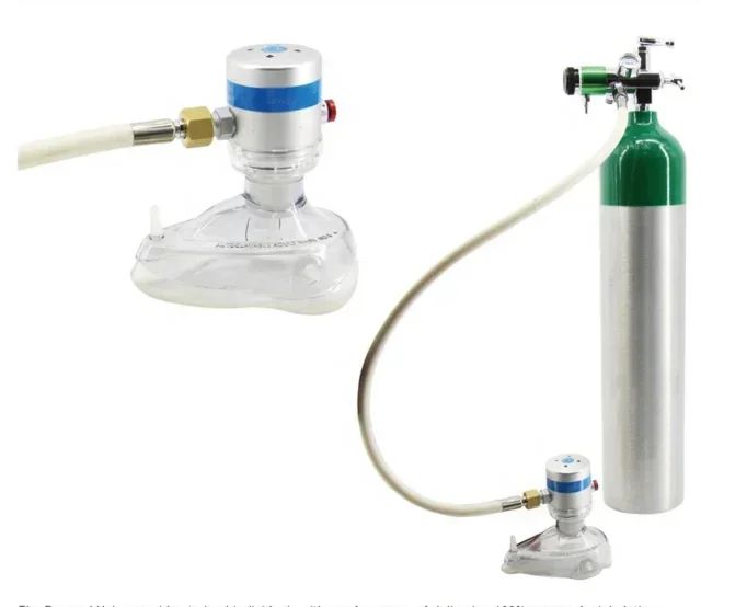 Lovtec emergency breathing valve demand medical oxygen regulator