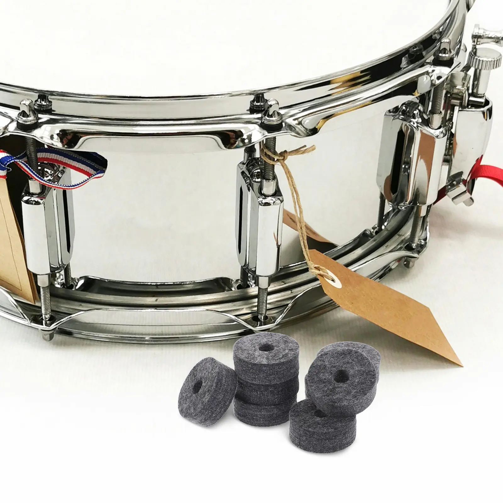 

Набор из 8 войлок для тарелок барабанной установки, нескользящие, из прочного материала, для снижения шума, подходят для всех марок, для тренировок