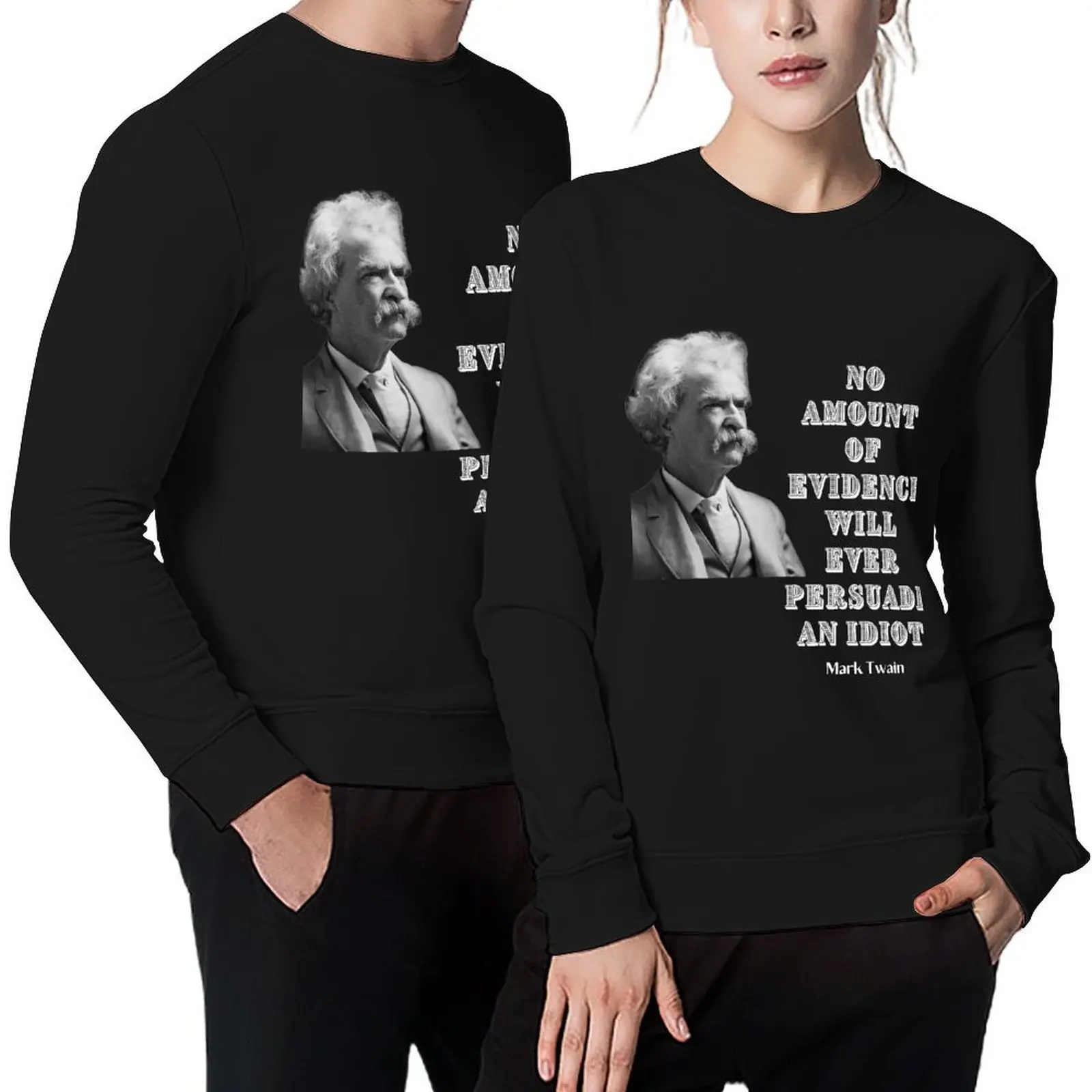 

Copy of Mark Twain Pullover autumn men's clothes anime clothes winter clothes sweatshirt for men