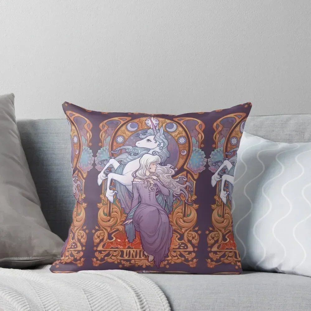 Lady Amalthea - The Last Unicorn Throw Pillow Christmas Pillow Luxury Pillow Cover