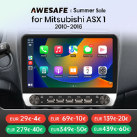AWESAFE Car Radio for Mitsubishi ASX 1 2010 - 2016 Wireless Carplay for Apple Android Auto Stereo with Buttons Multimedia GPS 4G