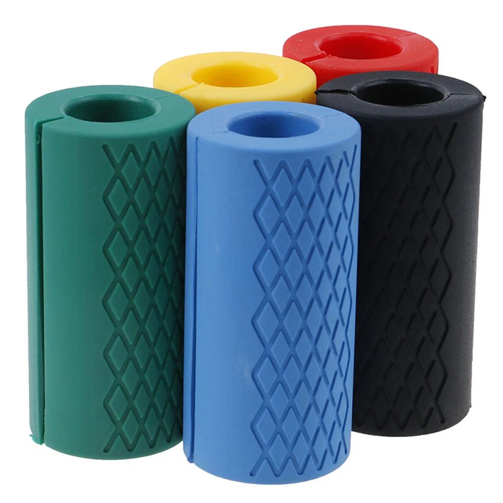 1PC Non-Slip Barbell Grips 2 Inch Barbell Clutch Dumbbell Grips Handle Covers Arm Strength Tool Arm Blaster Adapter For Fitness