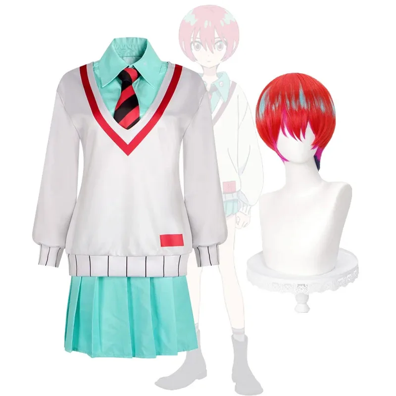 

Comic-con Amate Yuzuriha Cosplay Wigs And Costume MS Driver Side 6 Machu Daily Clothing Halloween Carnival Party Anime Costumes