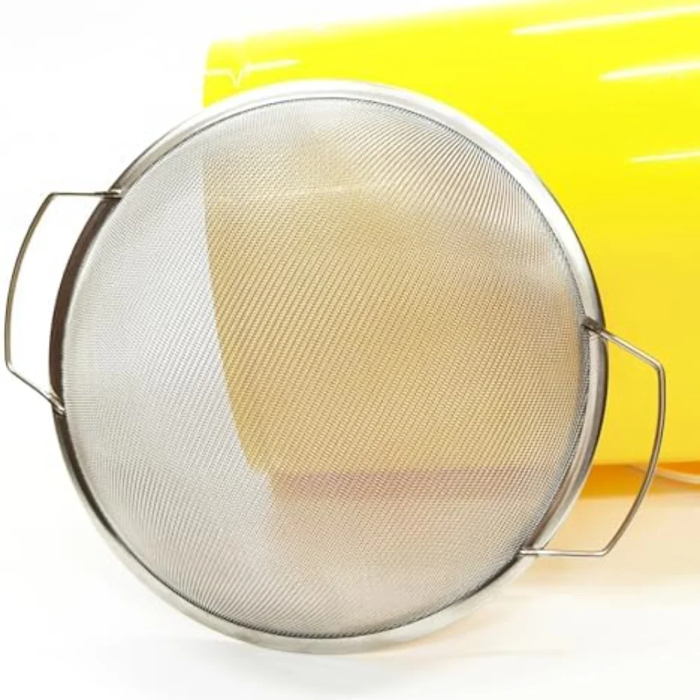 

Stainless steel bucket filter screen for 5 gallon buckets with fine 60 mesh mesh for paint and multipurpose liquid filtration