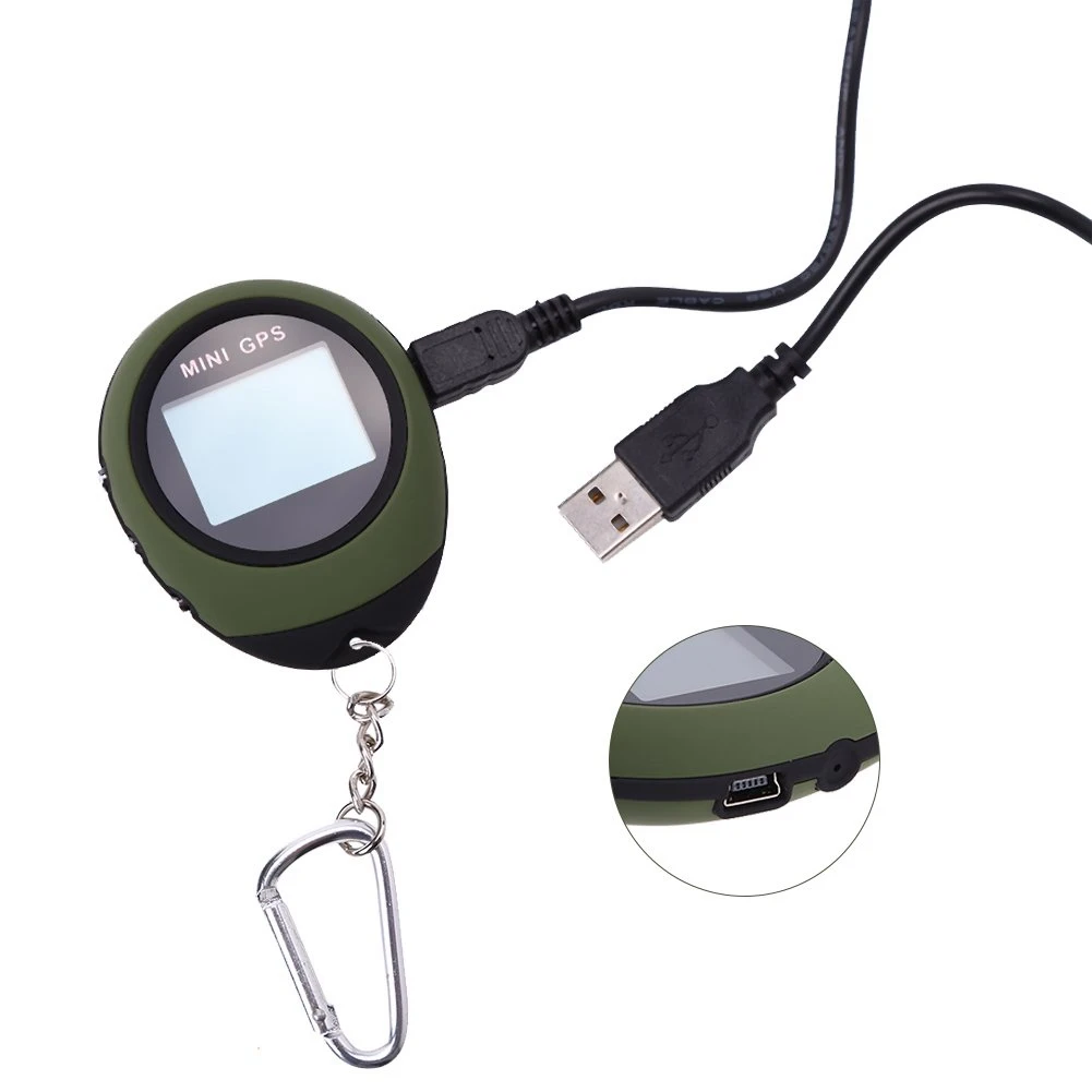 B27B Mini GPS Navigation Empfänger Tracker Logger USB Aufladbare Handheld Standort Finder Tracking Für Reisenden