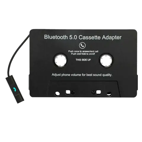 자동차 스피커 블루투스 5.0 무선 카세트 수신기, 범용 컨버터 자동차 MP3/SBC/스테레오, 테이프 컨버터 AUX 어댑터