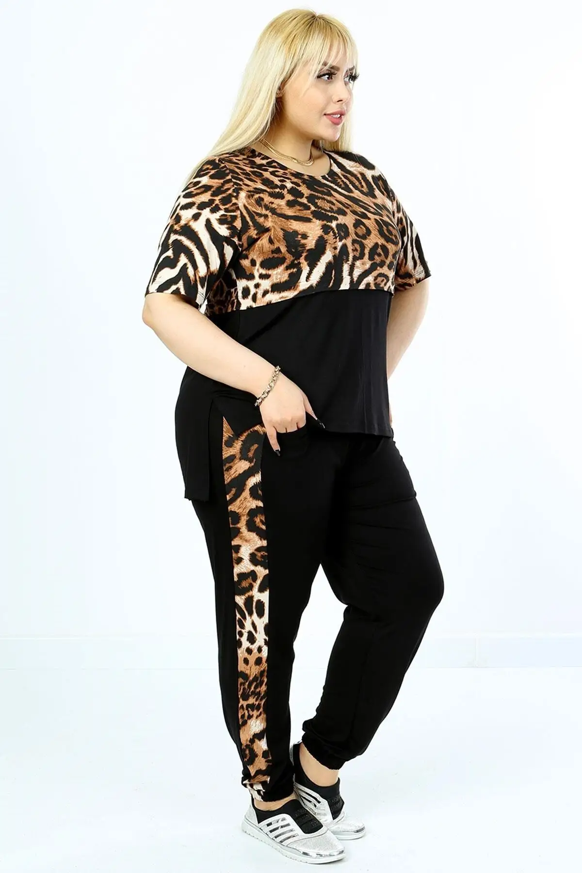 Large Size Women 'S Tracksuit Set