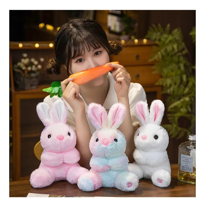 ตุ๊กตากระต่ายเรืองแสงอีสเตอร์ นุ่มนิ่มน่ารัก มีไฟ ตุ๊กตากระต่ายส่องแสง เหมาะสำหรับเด็ก ให้ความสบายในเวลากลางคืน ของตกแต่งบ้านสุดพิเศษ ของขวัญ