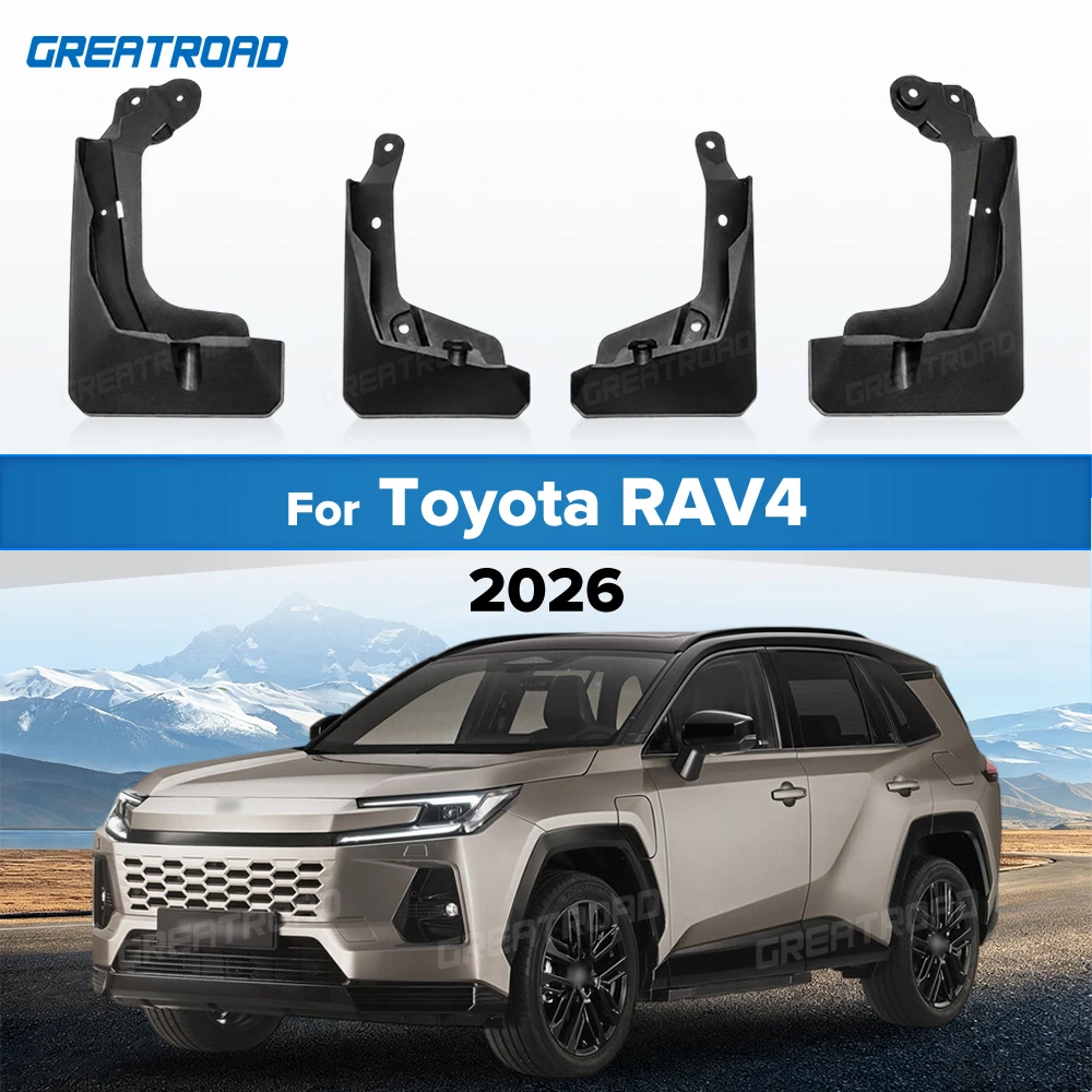 For Toyota RAV4 2026 Fender Mudflaps Splash Guards Mudguards Mud Flaps car Accessories