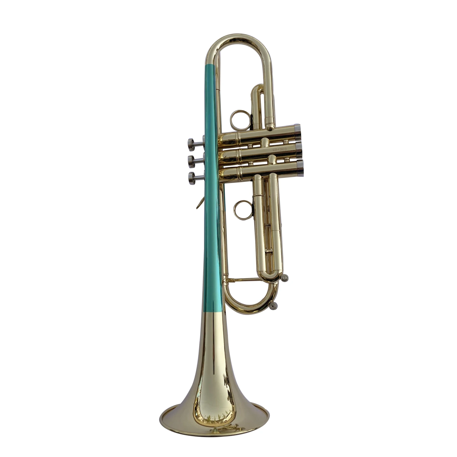Factory Produce Brass Instruments Professional Level Gold Lacquer Trumpet Bb