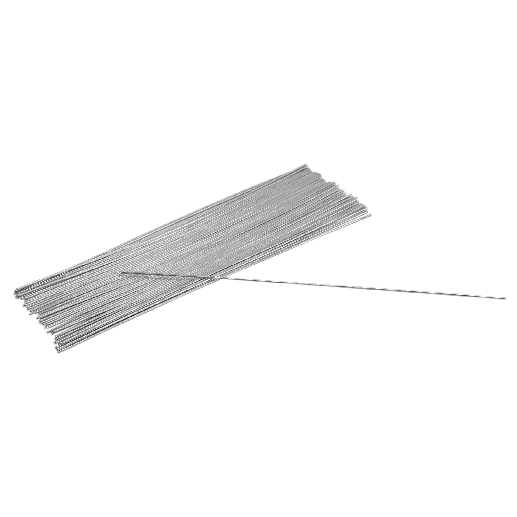 Varillas de soldadura universales de cobre, aluminio, hierro, acero inoxidable, con núcleo Fux, electrodo de alambre de soldadura de 33cm x 1,6mm, 50 piezas