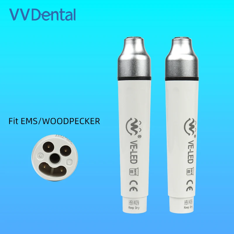 VVDental Ultraschall-Scaler-Handstück mit LED-Licht für WOODPECKER EMS HW-5L Zahnreinigungs- und Aufhellungsgerät, Scaler-Handstück-Werkzeuge – Detail 1