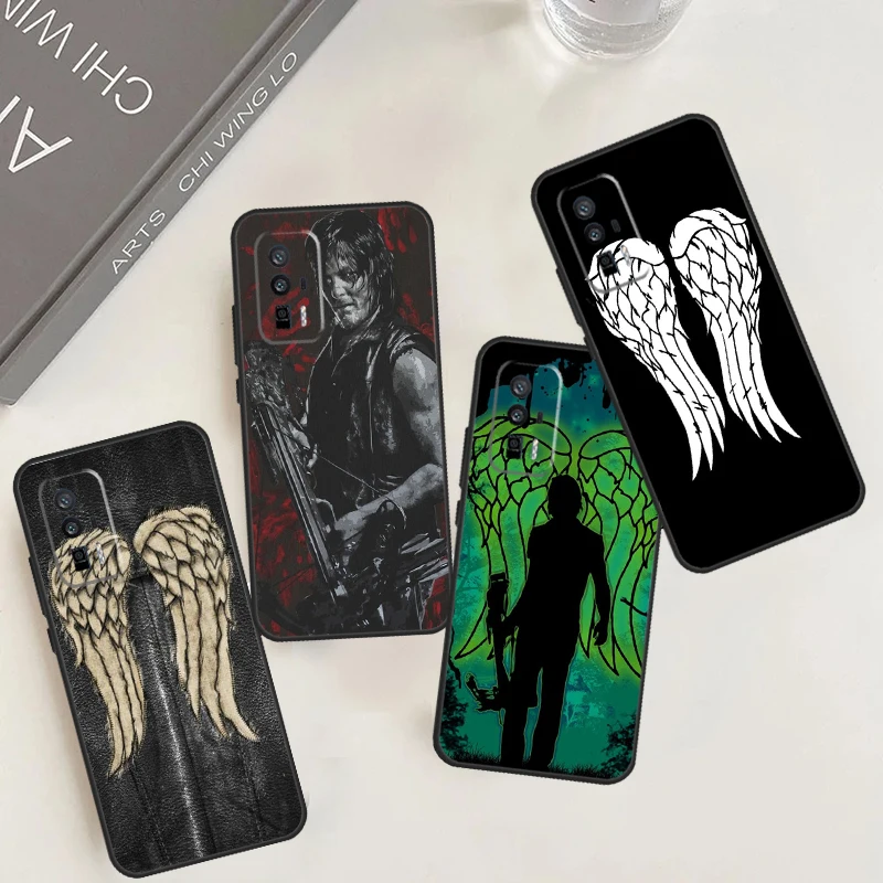 Daryl Dixon Wings Zombie Case For POCO X6 Pro X3 X4 X5 M6 Pro F5 F3 M5s Xiaomi 13T Pro 11T 12T 12 13 14 Ultra Cover