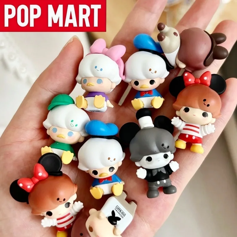 

POP MART Dimoo World Classic Series Popbean слепая коробка милая мини-фигурка аниме кукла настольный орнамент коллекция игрушек подарок на день рождения