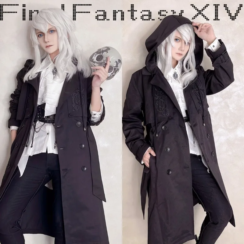 

Game FINAL FANTASY XIV FF14 Ancient Trench Coat Sophist's Robe Hades Thancred Cosplay Costumes for Fans Halloween Gifts