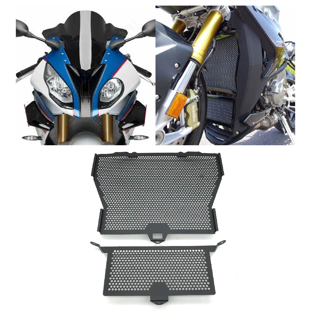 

Fits for BMW S1000RR HP4 S1000XR S1000R S1000 RR XR R ABS 2010-2019 Motorcycle Radiator Guard And Oil Cooler Grille Cover Kits