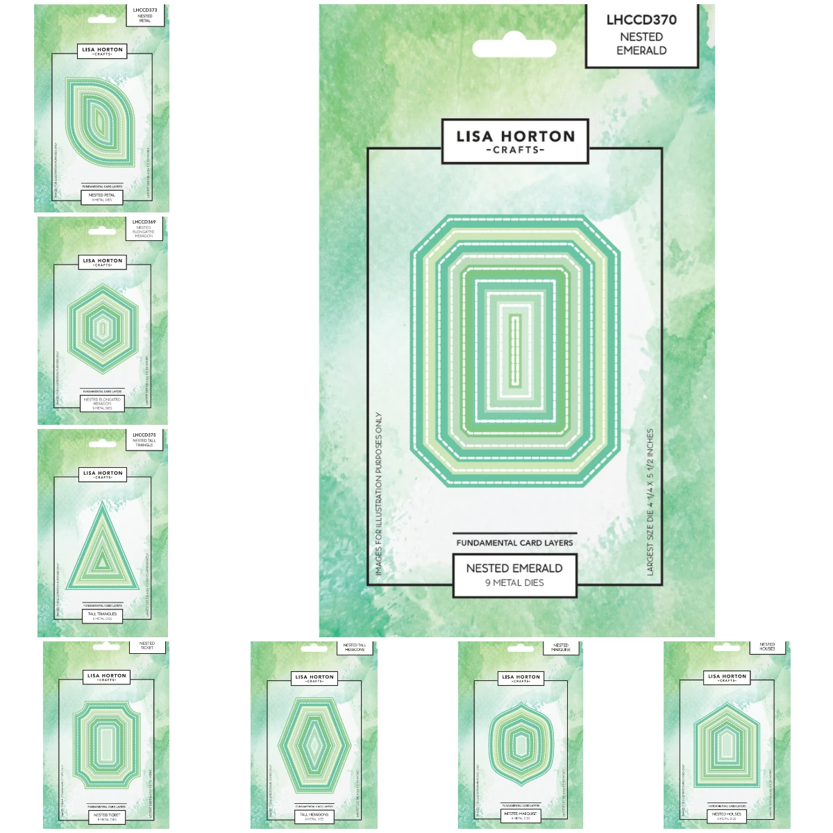 

Nested Elongated Hexagon 2026 New Metal Cutting Dies Scrapbook Diary Decoration Stencil Embossing Template DIY Greeting Card