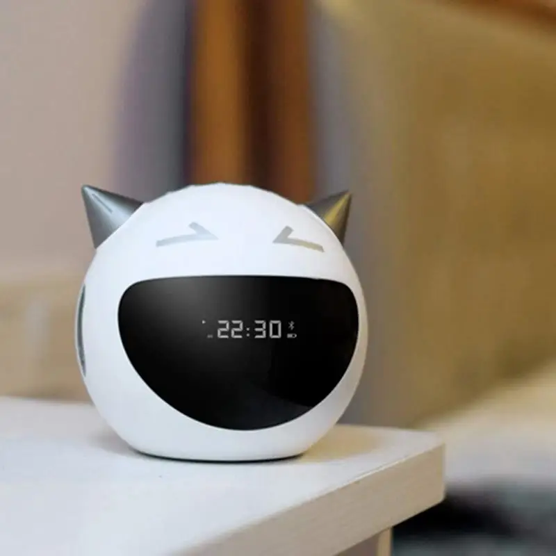 

2023 New M8 New Wireless Charging Bluetooth Speaker Microphone Alarm Clock Audio LED Screen Portable Speaker Recommend