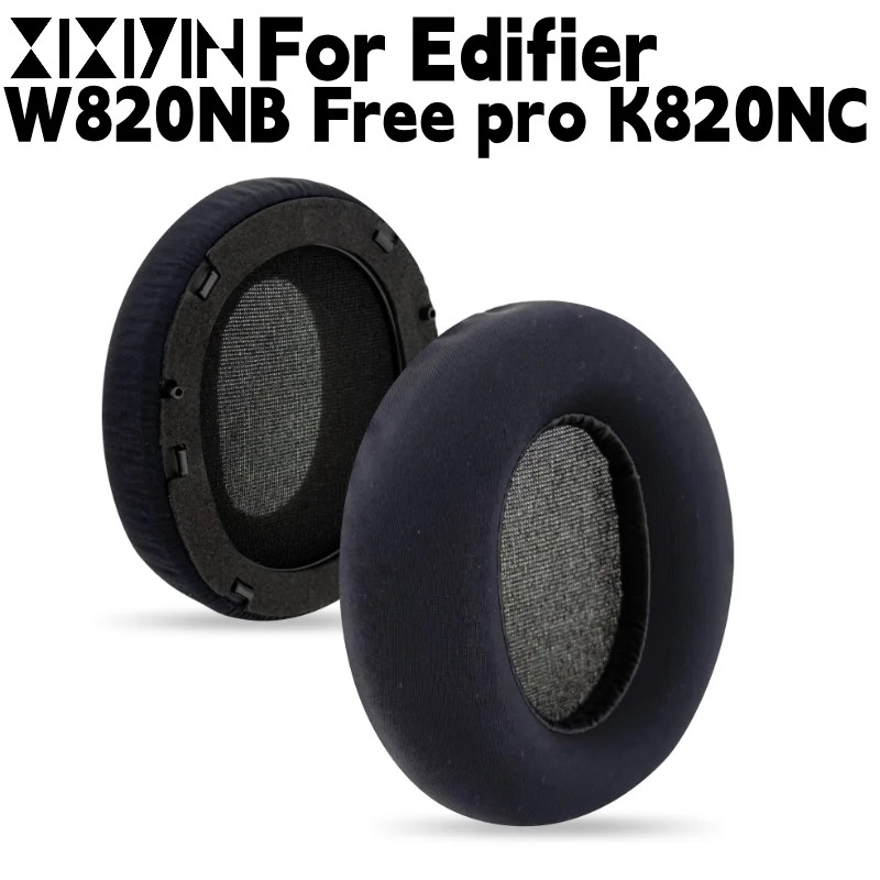 Ice Silk Cloth Foam Earpads For Edifier W820NB Free Pro K820NC Headphones Replacement Ear Cushions Covers