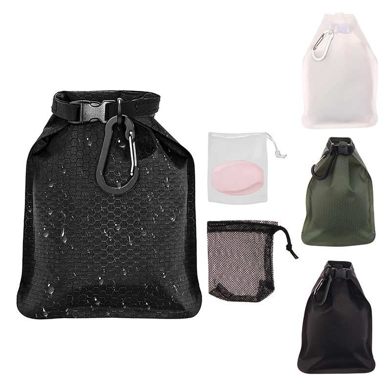 Soap Bar Case Dish Bathroom Sealed Waterproof Tableware Soap Holder 1pc Multi-functional Travel Storage Bag For Outdoor Travel