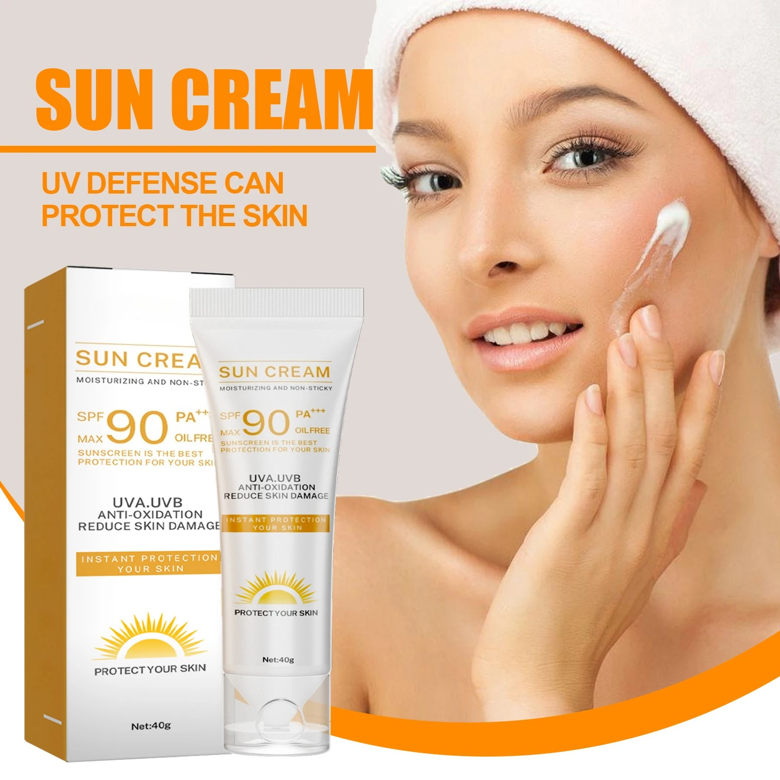 

Солнцезащитный крем SPF 90 для лица и тела, отбеливающий, матирующий, увлажняющий, защитный крем для кожи