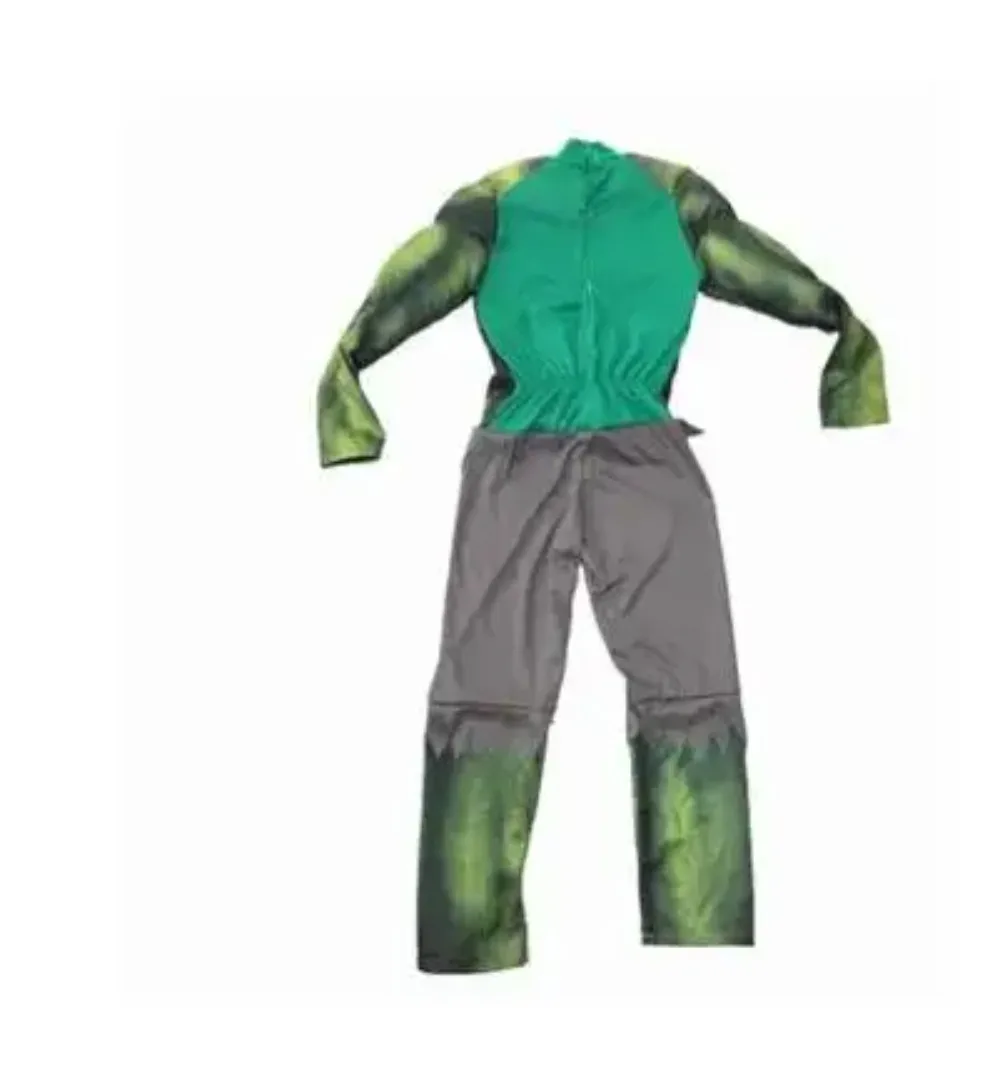 Kids Green Superheroes Anime Hulk Cosplay Muscle Costumes Boys Birthday Halloween Carnival Party Hulk Dress Up Jumpsuit view 3
