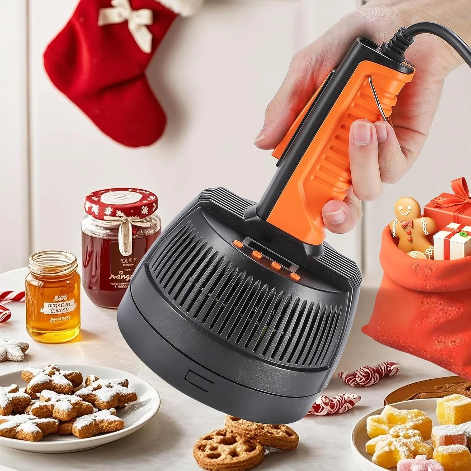 

Handheld Induction Sealer Heat Bottle Cap Sealing Machine Power & Time Adjustable for Plastic Glass Bottles Caps