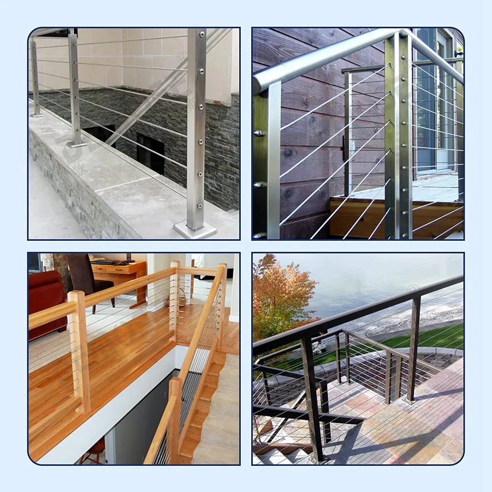 AY03-10 упаковок, угловая скошенная шайба из нержавеющей стали, 30 градусов, 1/4 дюйма/6,6 мм, шайба 30 градусов для комплекта кабельных перил