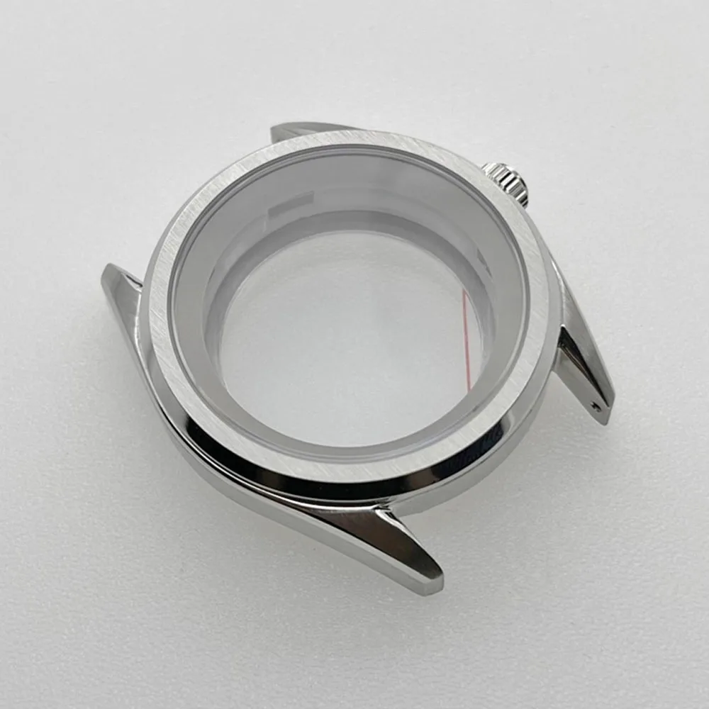 NH35 Case 39.5mm Stainless Steel Sapphire Glass Watch Case for NH35 NH36 4R35A 4R36A Movement Men Women Watch, Fit 28.5mm Dial