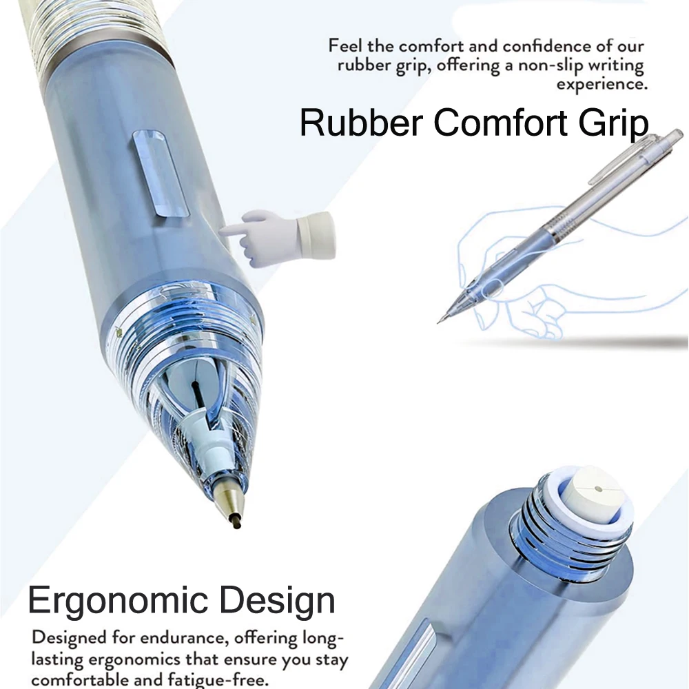 Mechanical Pencil Set with Case ,400pcs Lead Refill,2pcs Eraser