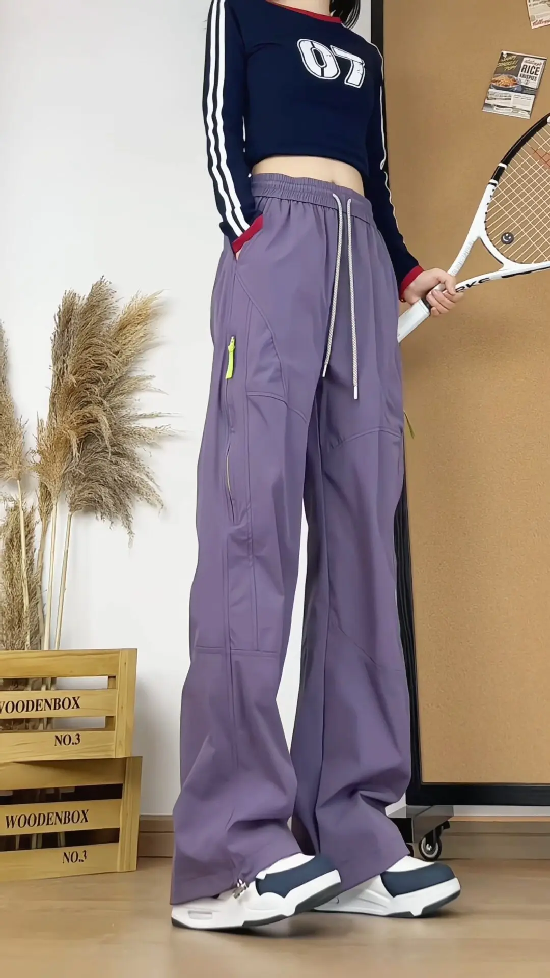 Side Zipper Breathable Sun Protection Quick Drying Pants For Women's Summer Thin Sports Work Pants Outdoor Hiking Assault Pants