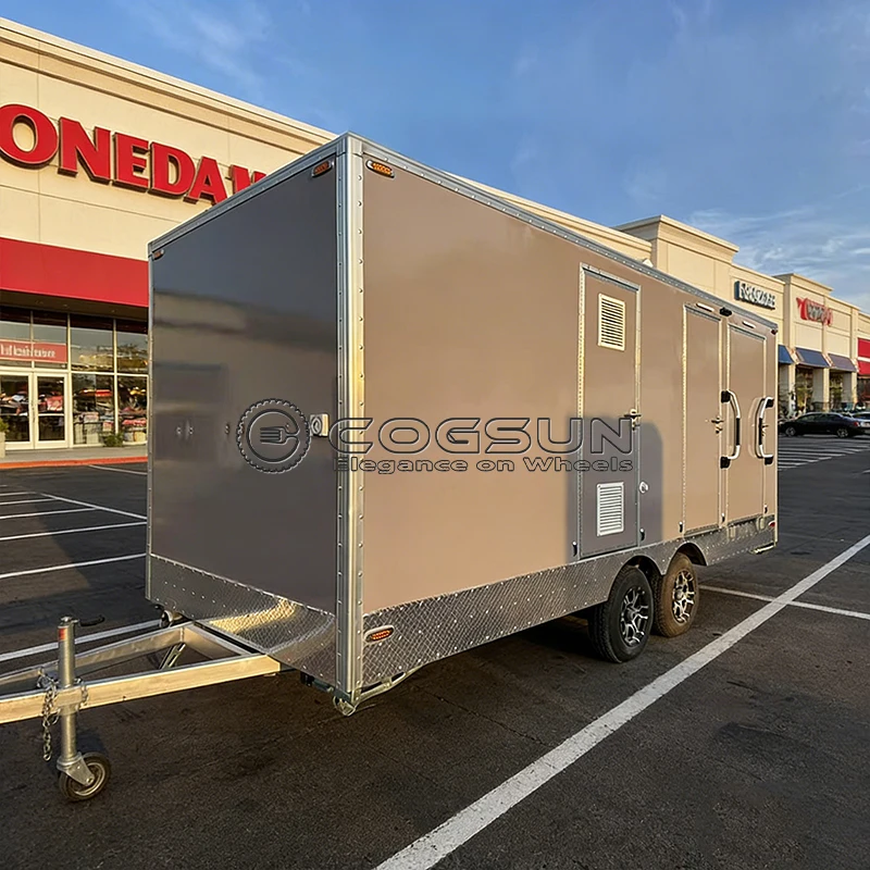 

Cogsun: Самый продаваемый передвижной туалетный прицеп класса люкс, портативный сантехнический прицеп, умное решение для общественных туалетов