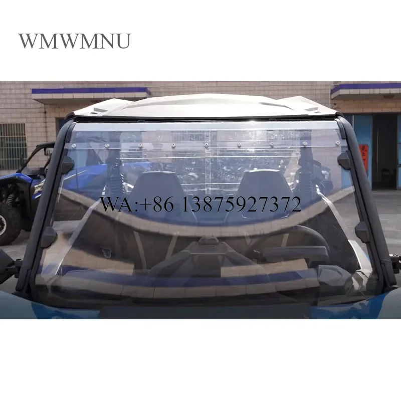 Wmwmnu Yongjin ATV Scratch Resistant Full Windshield for Can Am Commander 1000 MAX 2021 and Up