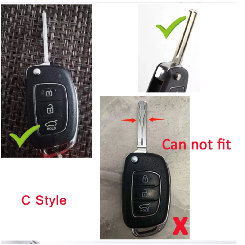 Leather Car Key Case Cover for Hyundai Creta I40 I20 IX25 IX35 IX45 I10 I30 HB20 Elantra Solaris Sonata Santa Fe Tucson Accent 2