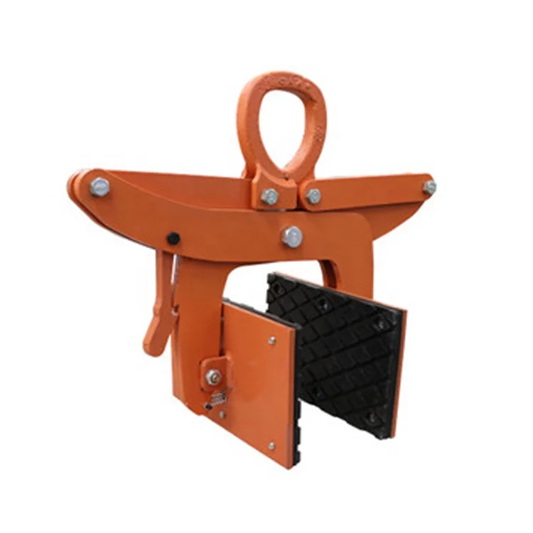 Hot New 1000kg a Grade Steel Scissor Clamp Stone Lifter Accessories Customized Orange Color