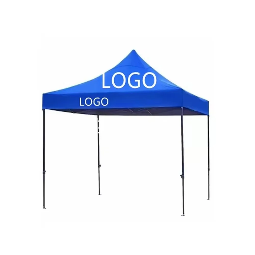 Heavy Duty Outdoor Waterproof Folding Pop Up Canopy Tent Custom Logo Advertising Gazebo Sunshade Shelter for Trade Show