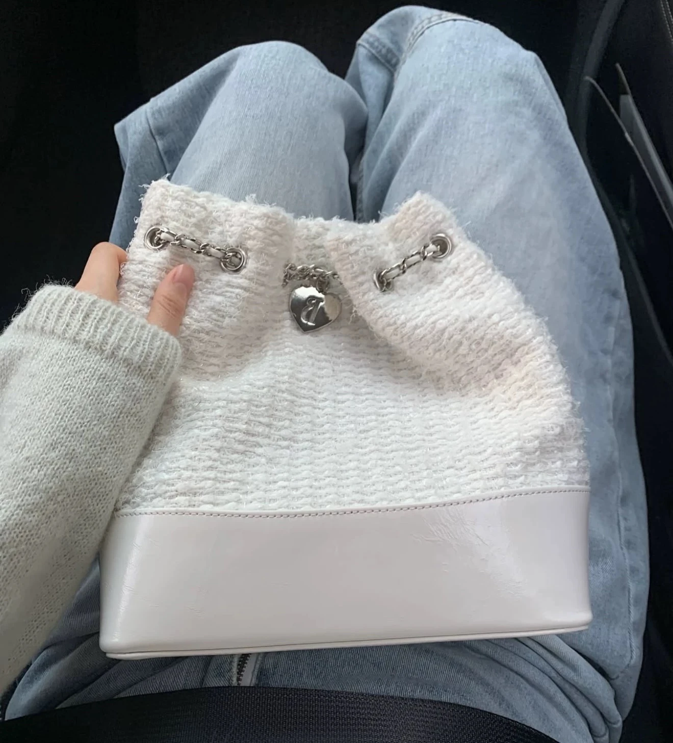 

Blingbling Barnnet Small Fraance Sle Chain Сумка на двойное плечо Сумка на одно плечо Сумка из полиэстера Молодежная повседневная сумка Pure C...