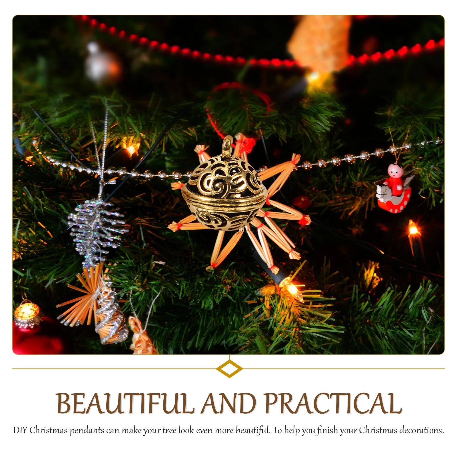 

20pcs Small Bell Pendant Making Charms Alloy Bells For Diy Christmas Decorations Vintage Holiday Crafting Accessories Tree