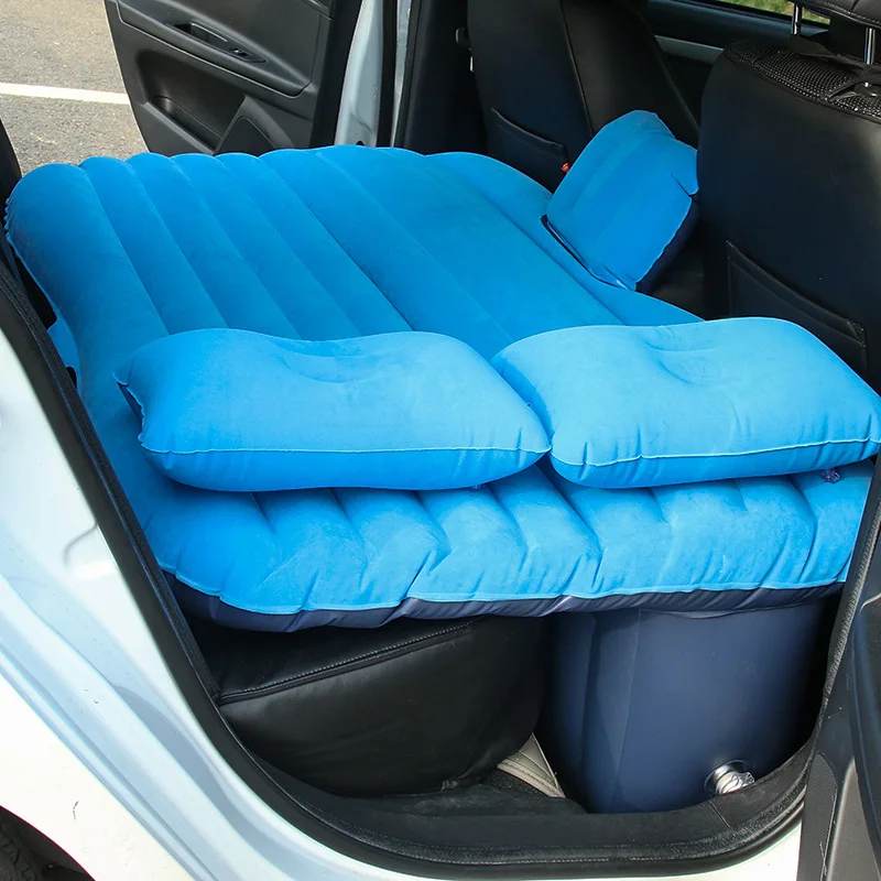 Car Air Inflatable Travel Mattress Bed Universal for Back Seat Multi Functional Sofa Pillow Outdoor Camping Mat Cushion In Stock