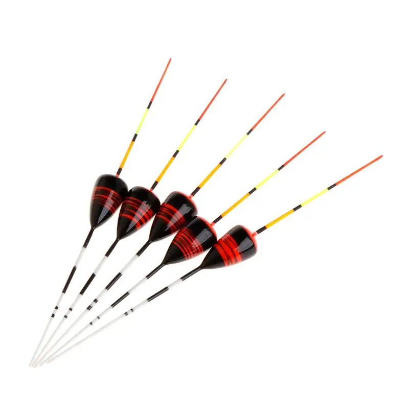 5 Pcs/set Fishing Float Small Fish Ice Fishing Carp Trout Fluorescent Shallow Wa