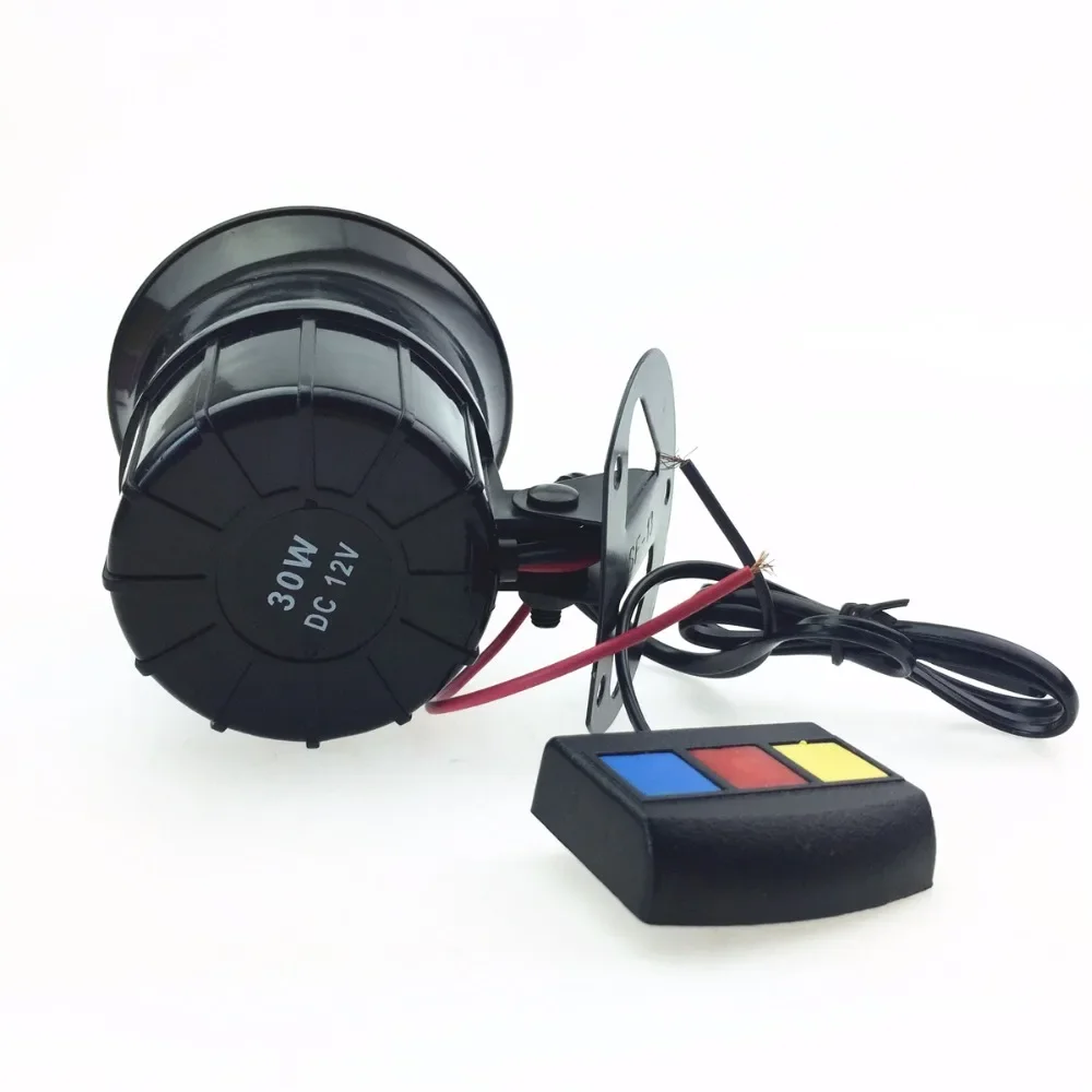 Electric car car alarm modified accessories Motorcycle tri-phone horn super loud 12V multi-tone