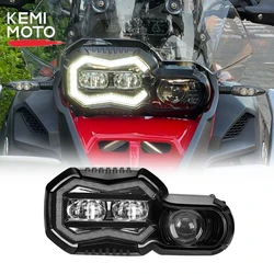 New E24-mark Headlights For BMW F800GS F800R  F 650 700 800 GS F 800GS ADV Adventure Complete LED Projector Headlight Assembly