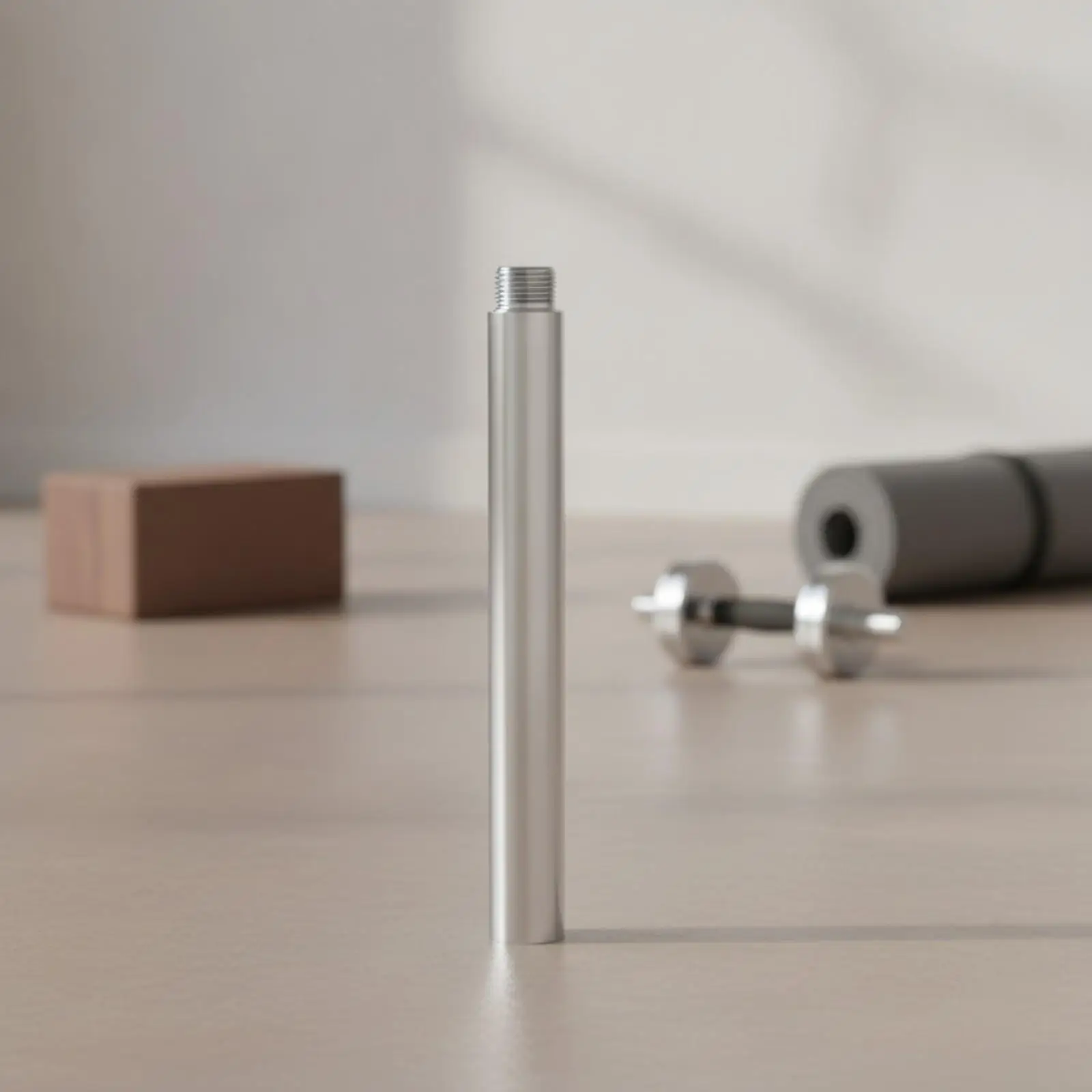 Threaded Connector Dance Training Pole Extension for Studio Use Sturdy Metal Tube