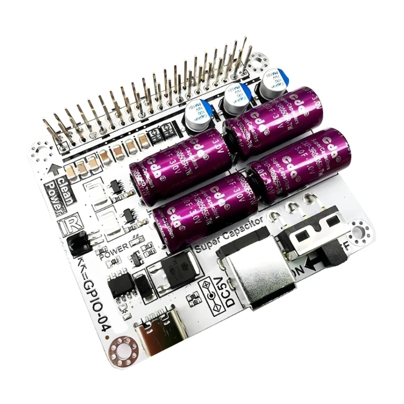 Professional HiFi Power Filter Super Capacitor Module for Music Players Minimize Distortion for Music DIY Players