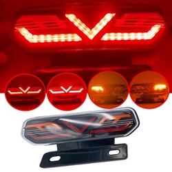 Motorcycle Rear Lights Brake Light ATV Tail Light Stop Turn Signal Indicator Blinker Universal for Motorbike