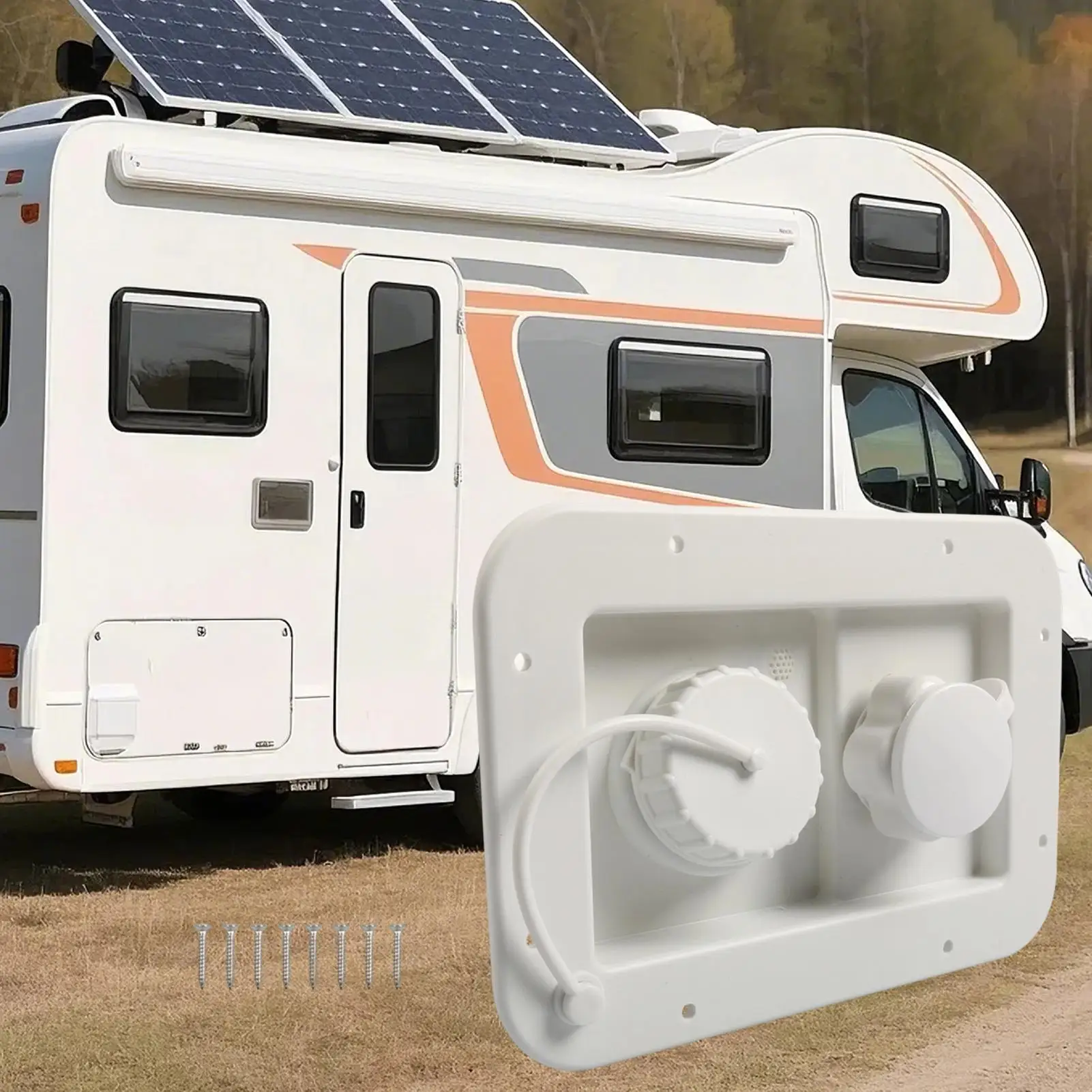 

RV Water Inlet Quick Connect RV City Water Inlet Car RV Conversion Accessories For Road Trip Travel Camping Home Garage